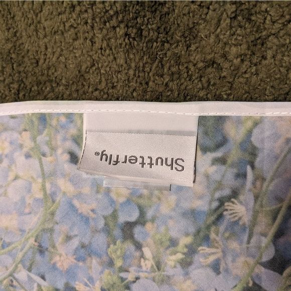 Original Photography Small Blue Floral Dog Bandana - Picture 9 of 9